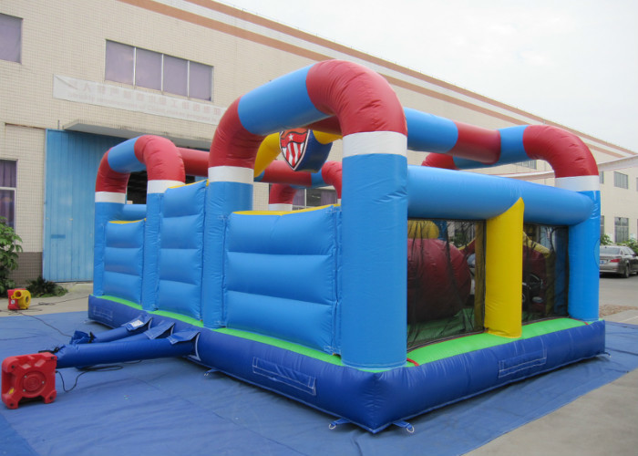 Factory Police Station Design Inflatable Fun City Waterproof Inflatable Bouncy Castle