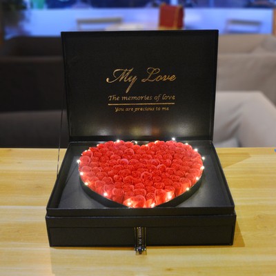 Double Layer Cardboard Florist Bouquet Box Jewelry Gifts Packaging Personalized
