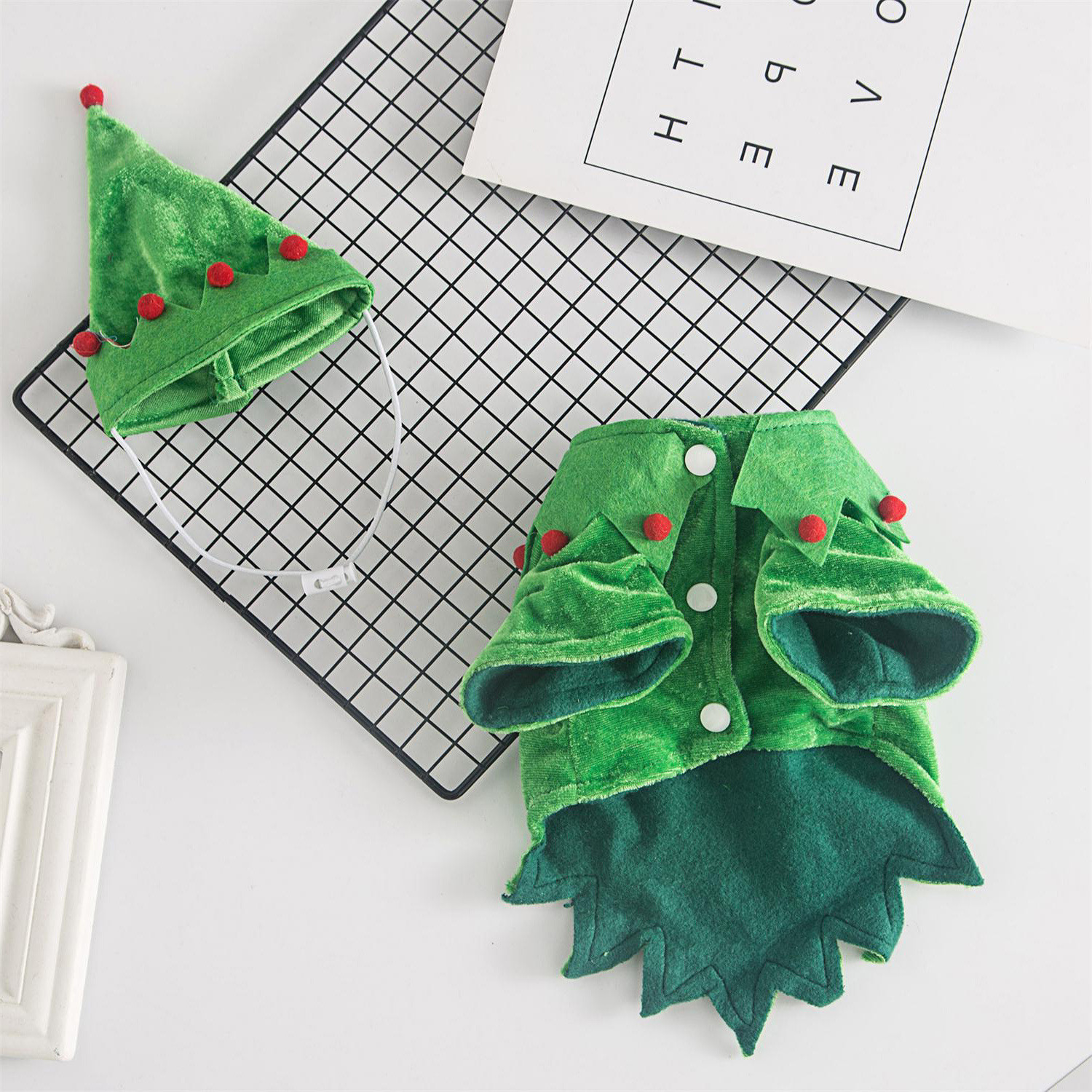 ABS Funny Elf Pets Wearing Clothes Role Play