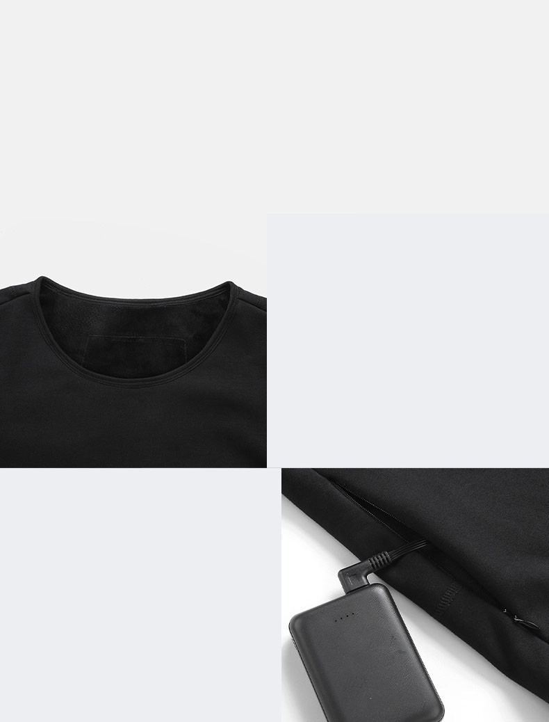 USB Charging Electric Heating Suit Thermal Long Sleeve Underwear