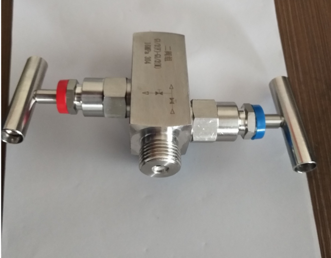 316SS Pressure Transmitter Manifold 6000 PSIG 2 Way 0