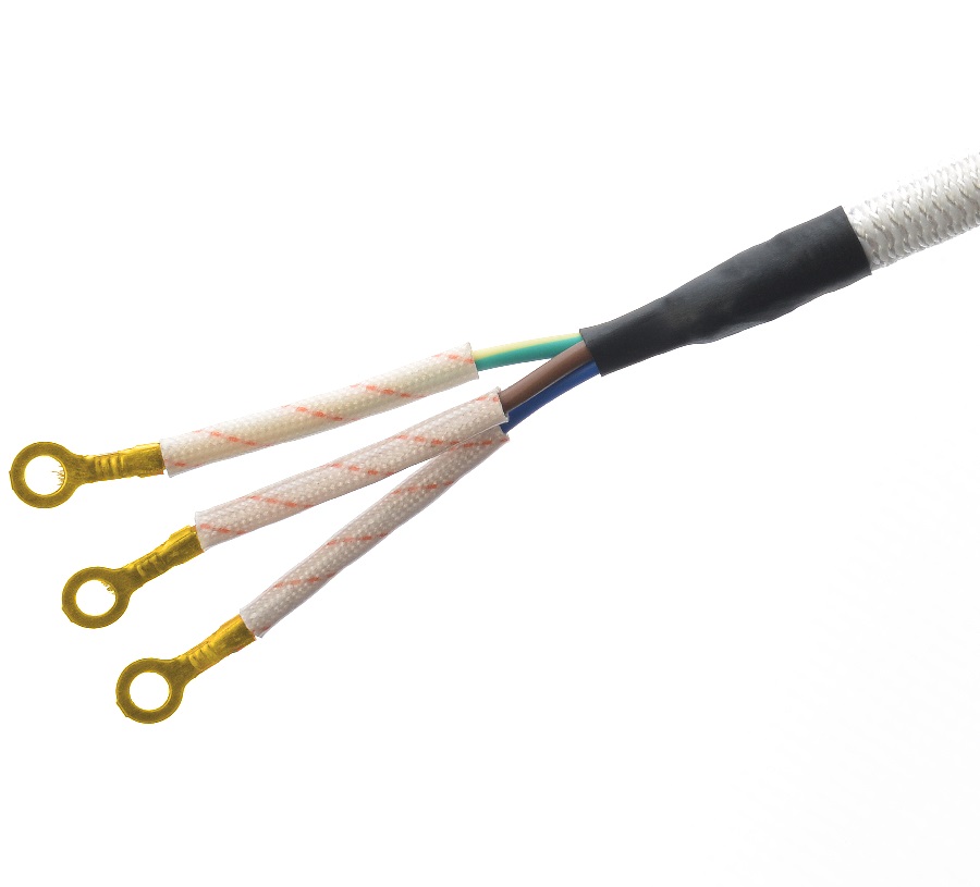 Indonesia Market Rice Cooker Power Cord with 16A Rated Current Cotton Braided AC Extension Cord and Customized Support