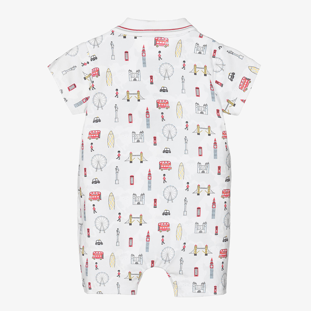 Baby boys summer clothes 100% cotton Polo Collar Baby Romper custom bodysuits Printed Body Suit Baby clothes for Newborn
