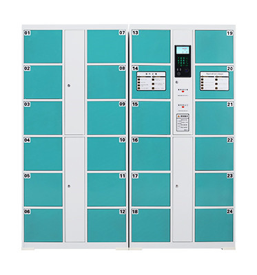 Quality SS400 Smart Depth 2.5mm Self Service Parcel Locker Express Locker Cabinet for sale