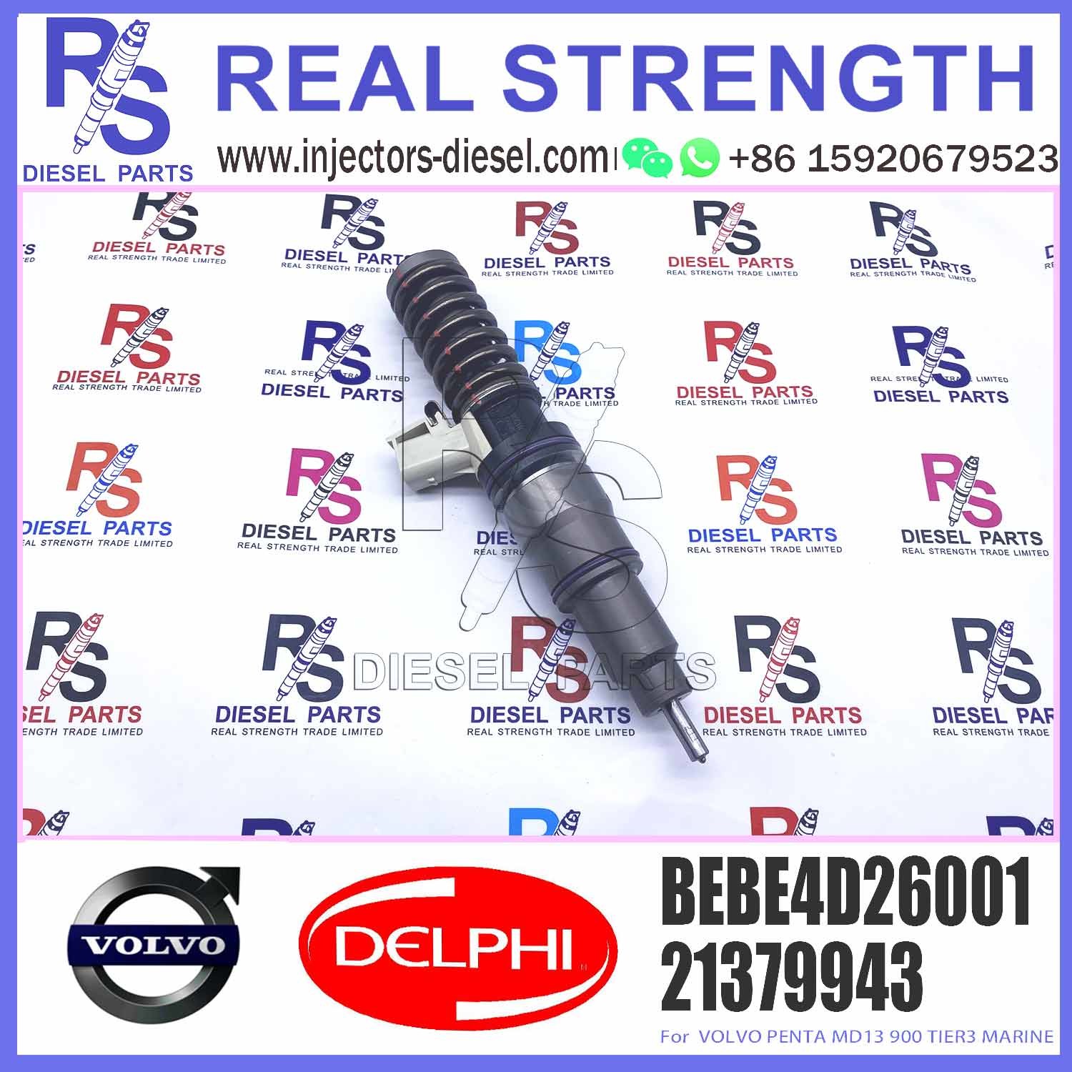 High Performance Diesel Engine Parts 21379943 Electronic Unit Common Rail Fuel Injector BEBE4D26001 For Diesel Engine