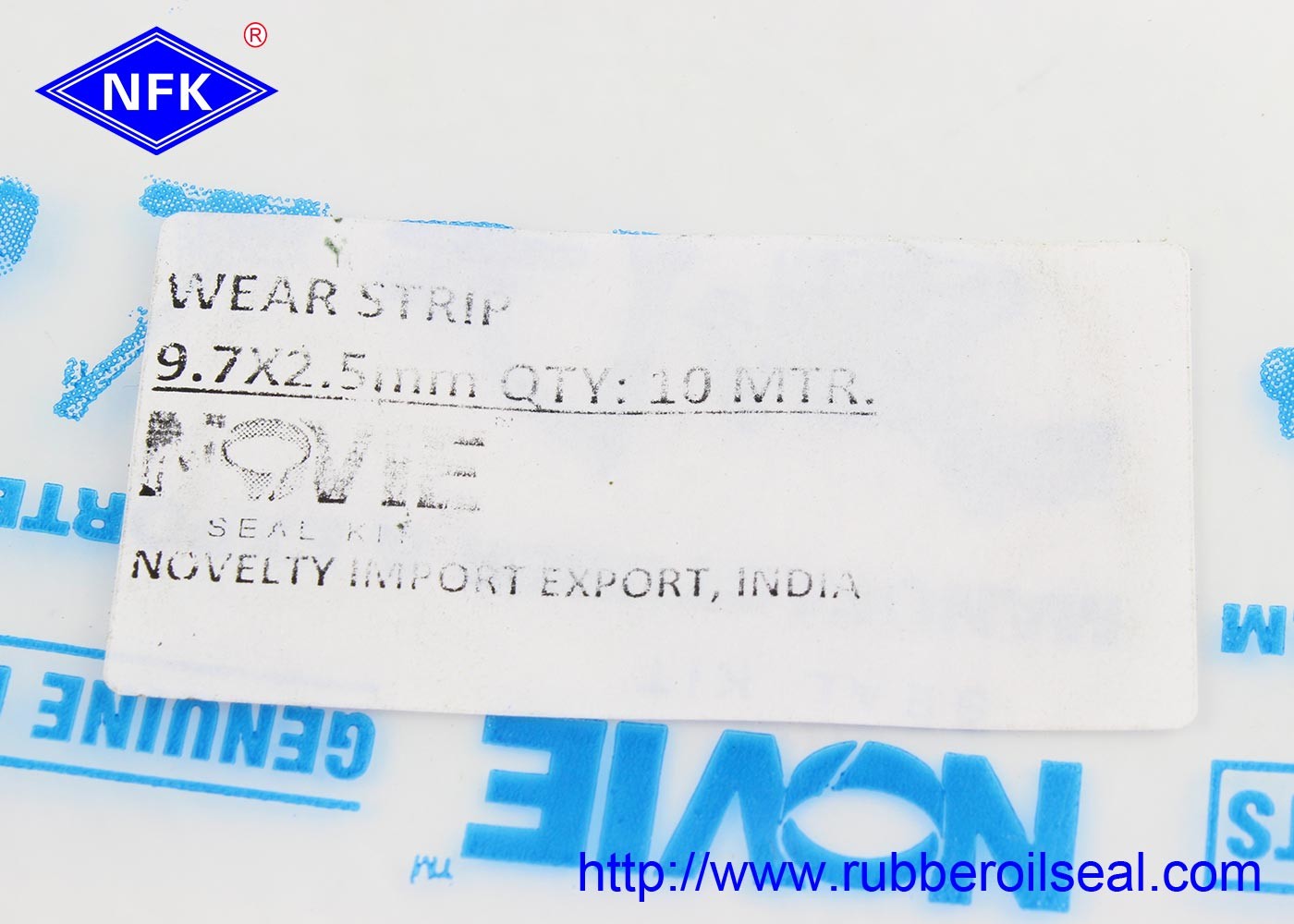 Guide Belt RYT 9.7*2.4 Excavator Bronze Filled Ptfe Guide Tape Wear Ring Wear Strip RYT Seal
