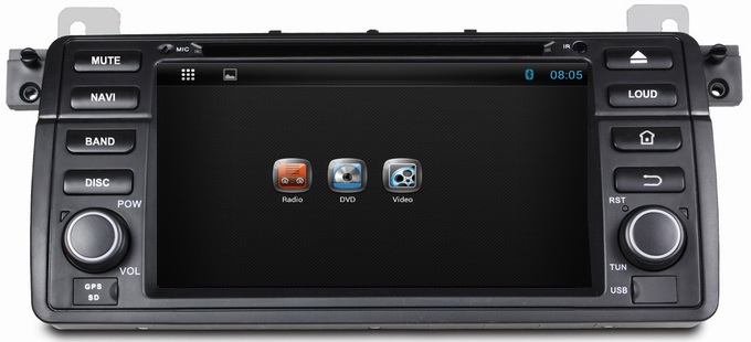 BMW E46 /M3 1998-2005 DVD radio with Android 4.2 system gps navigation iPod OCB-7212C
