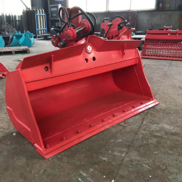 Excavator PC PC EX Tilting Mud Rotating Bucket 0.75m3 Q355B
