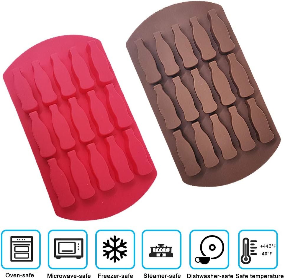 Silicone Ice Cube Trays 3 Pack - Large Size Silicone Ice Cube Molds with Leak Proof Removable Lid Square Ice Cube Tray And BPA Free for Cocktail