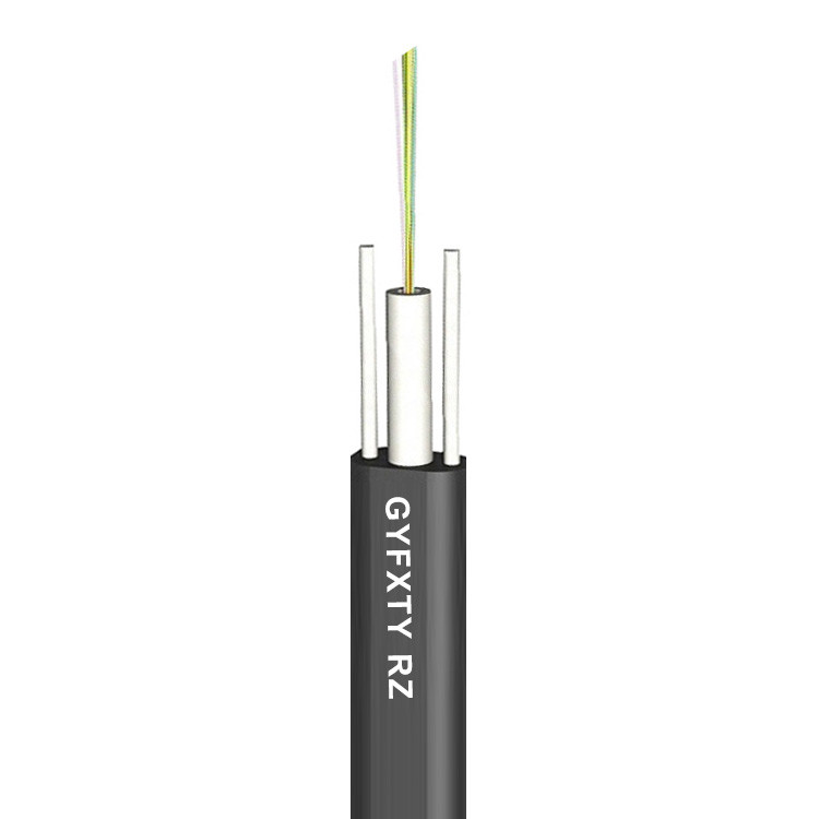 1000N GYFXTY Flat Exterior Fiber Optic Cable ETL ROHS 8 Core 12 Core