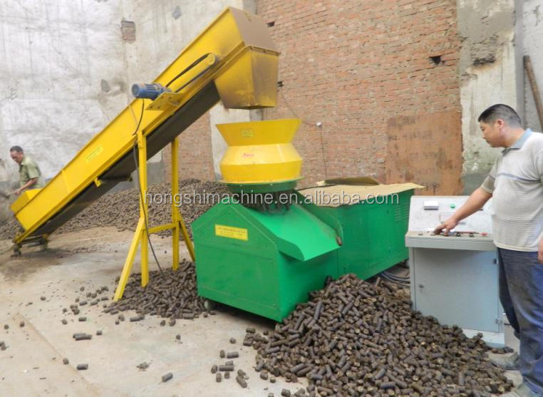 0.8-1t/h Coffee Husk Briquetting Machine , High Speed Cotton Stalk Press Machine