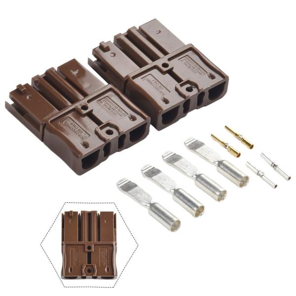 SBS75X-2 Pole black andreson battery connector plug for wire connection