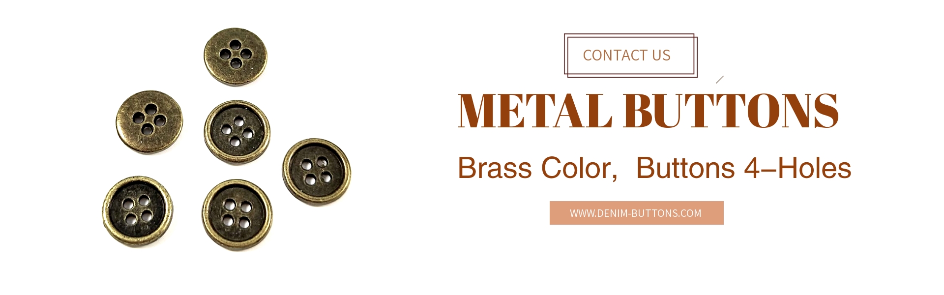 metal buttons