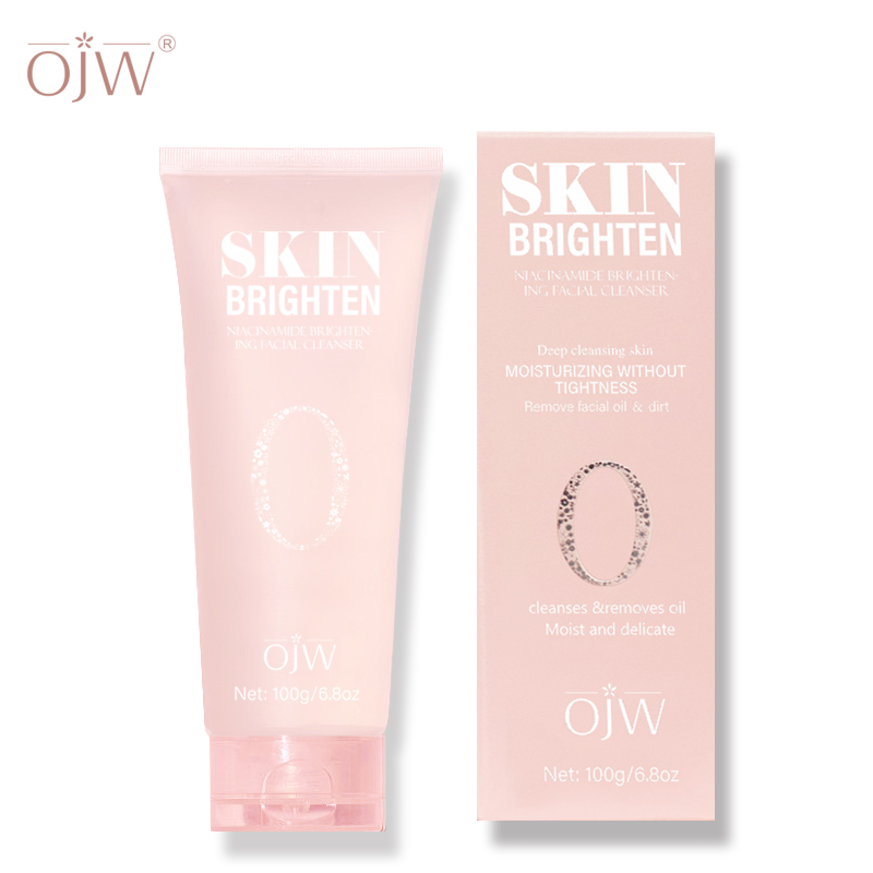 Organic OEM Face Wash Foam Rich Oil Control Gentle Makeup Removing Cleaning Skin Whitening Face Wash For Oily Skin
