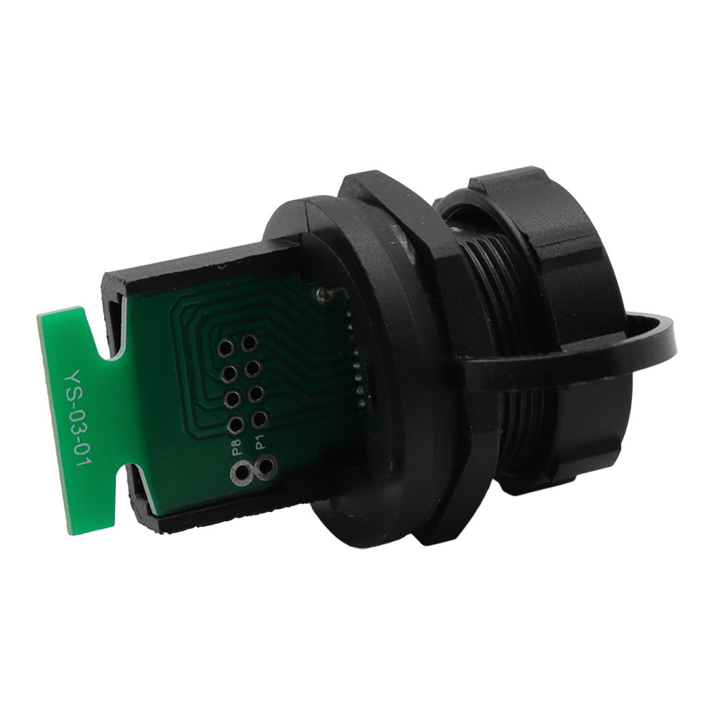 Through Hole Communication Wire Connectors Surface Mount Plastic Material