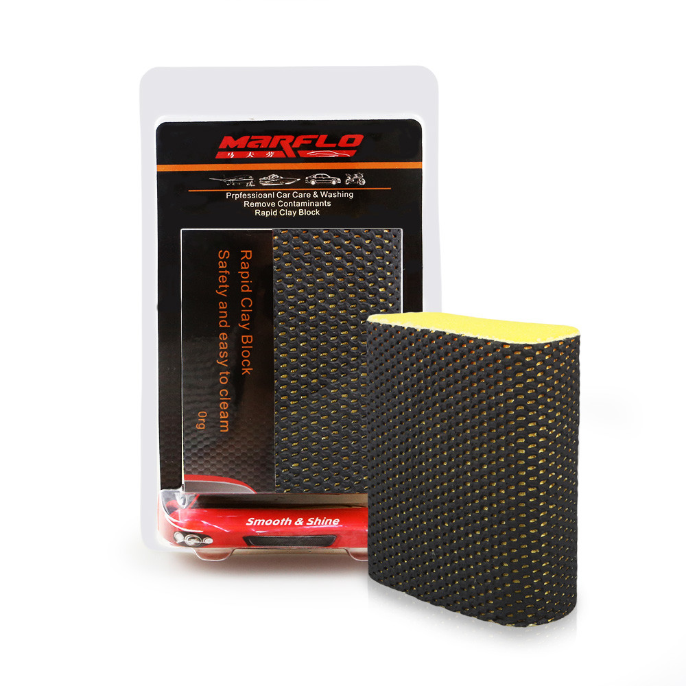 Yellow Car Clay Block For Auto Detailing ISO-9001 Certificated