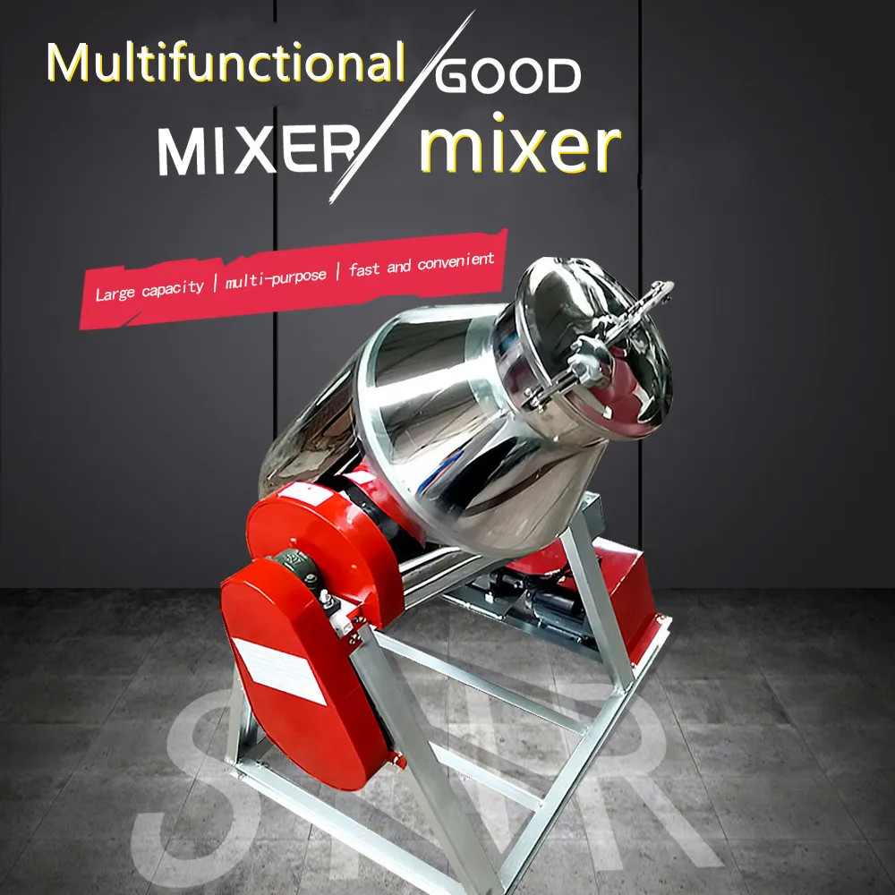 Stainless Steel Rotary Drum Mixer 360 Degree 100KG 200KG 2.2 KW