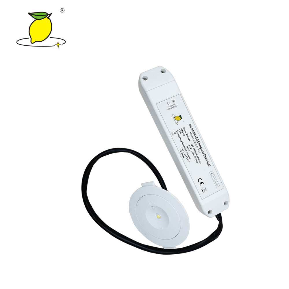 3W 50Hz LED Recessed Emergency Downlight With Conversion Kit