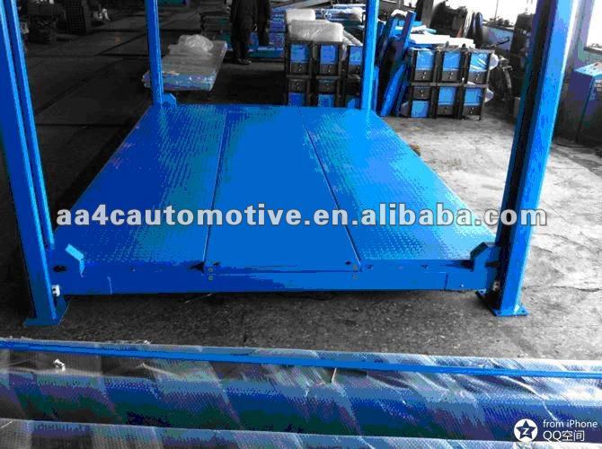 hydraulic high rise four post car lift ramp