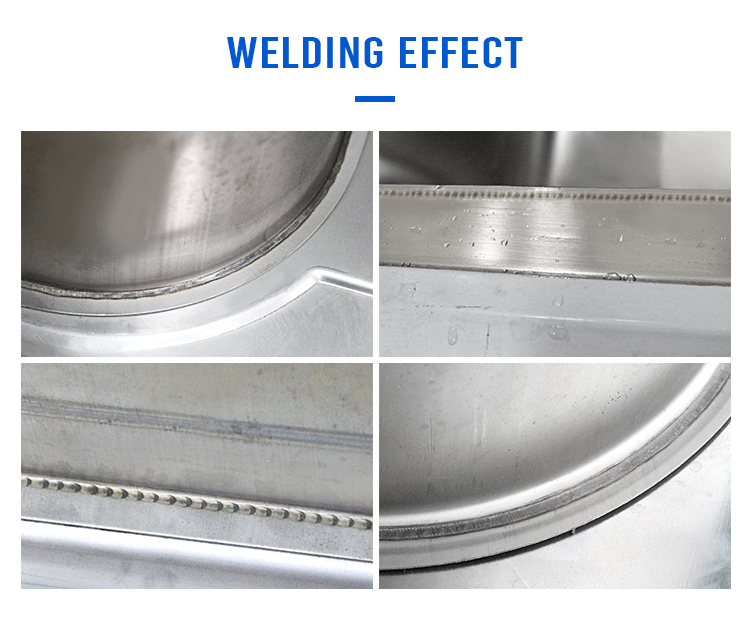 HWASHI Stainless Steel Welding Machine For Inox SS Kitchen Double Sink Seam