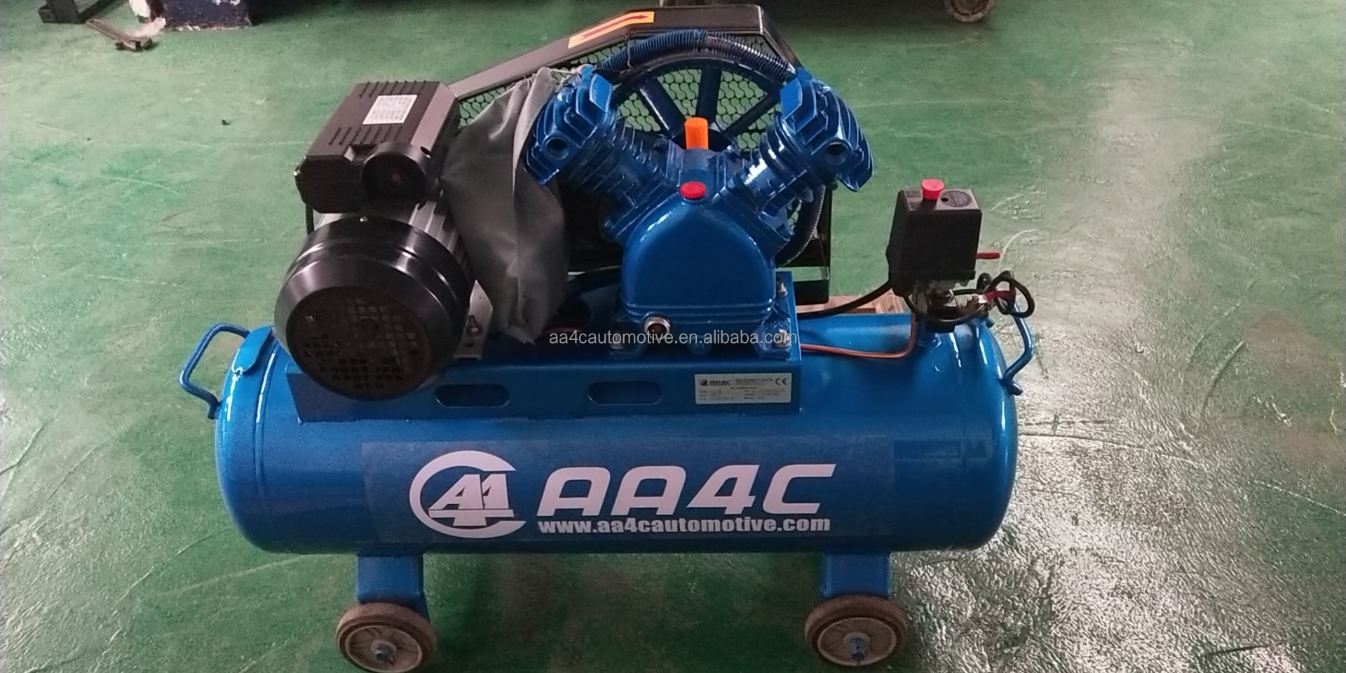 AA4C 7.5KW horizontal piston Air Compressor air source machine air generating pump workshop pneumatic source