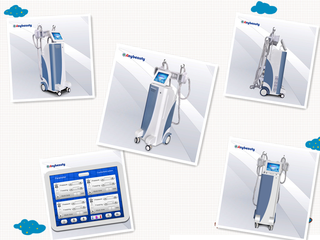 4 Cryo Handles Cryolipolysis Body Slimming Machine Anti Freezing Membrane