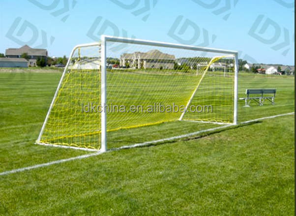 3.6m X 1.8m FIFA Soccer Goal Aluminum Football Goal With Reinforced Nylon Netting