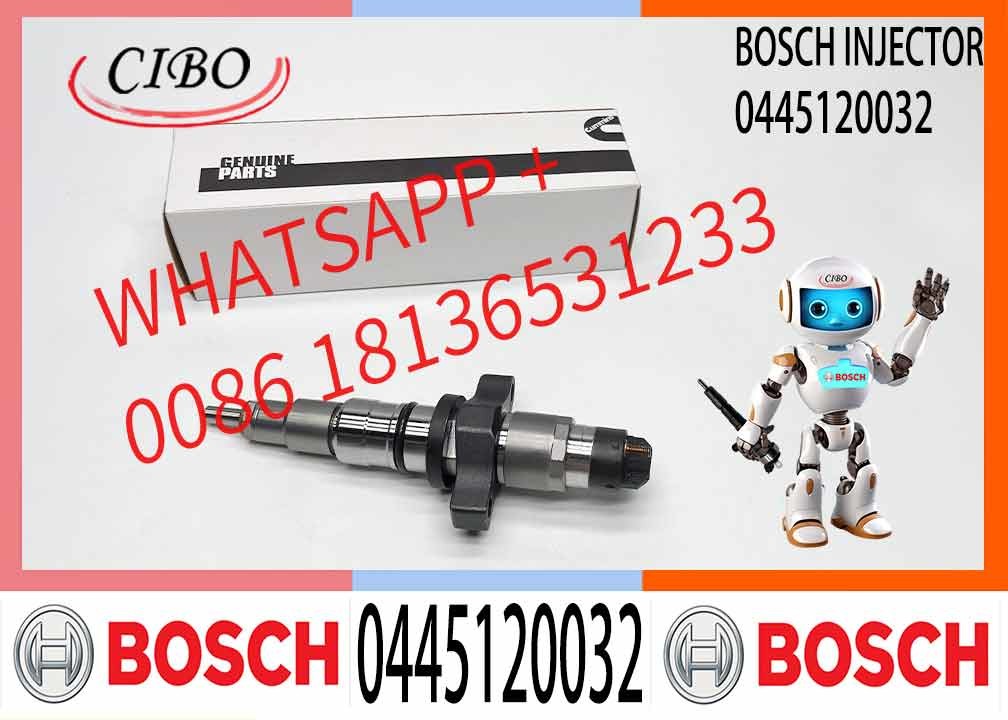 Diesel Common Rail Fuel 0 445 120 032 Fuel Injector 0445120032 For CNozzle 0445120069 For Engine 3976646/4930440/5254684