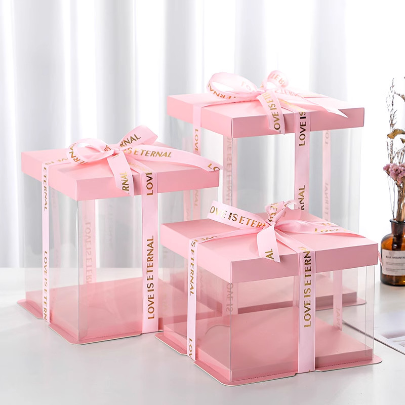 Food Industry Customizable Cake Containers for Customized Packaging