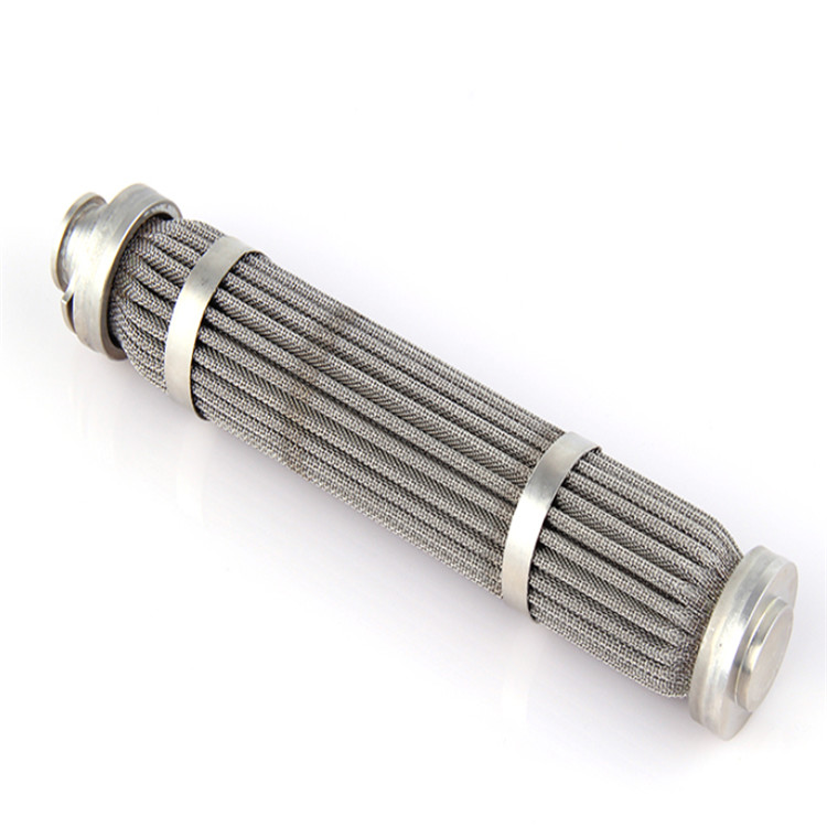 316 Ss Pleated Filter Cartridge High Flow Oil Water Separation Corrosion Resistance
