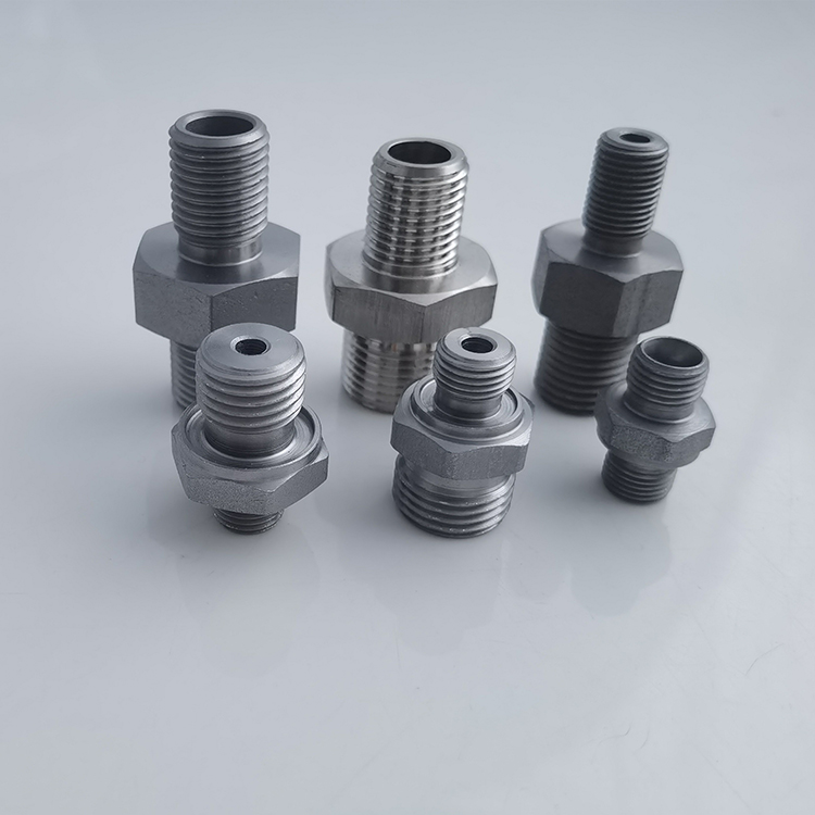 316 304 Male Screwed SS Hex Nipple High Pressure Pipe Fitting