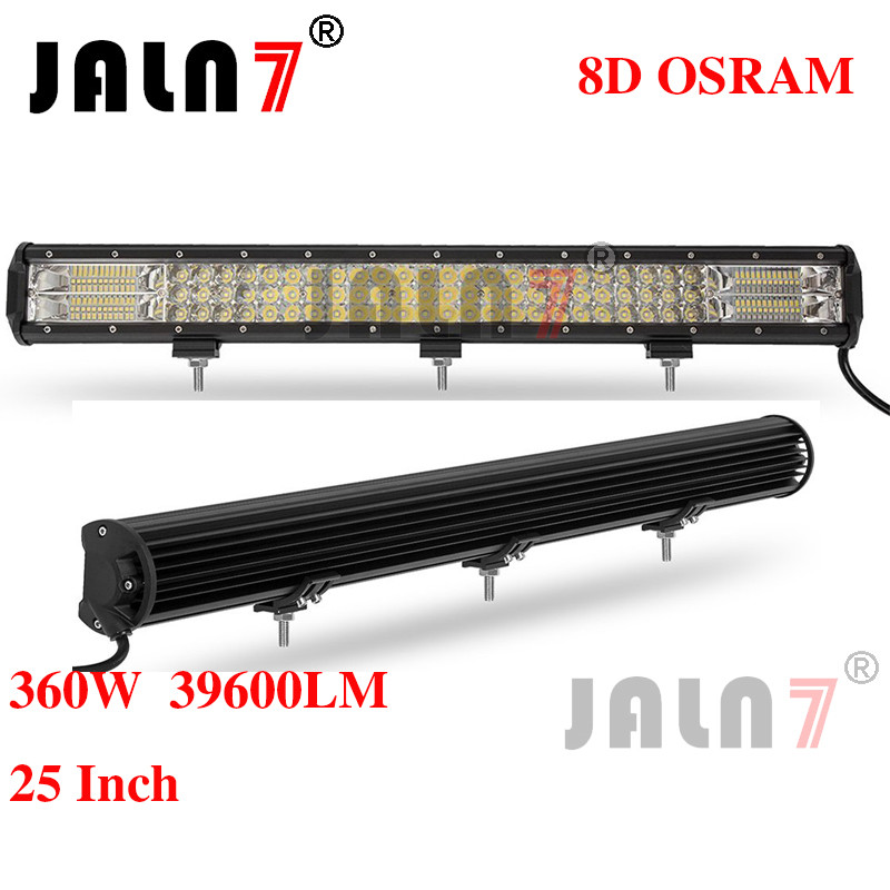 360W 39600LM OSRAM 25 INCH 8D LED LIGHT BAR JALN7