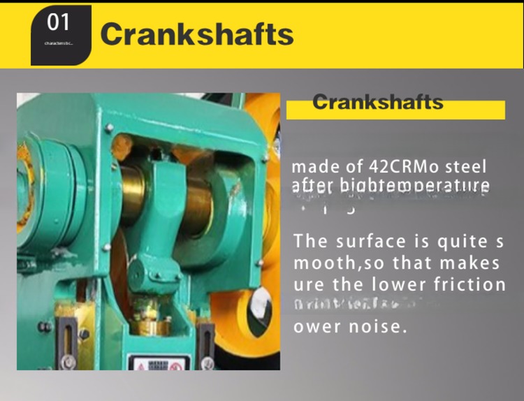 2023 High Speed Punching Mechanical Power Press Machine and Shovel Forming Parts