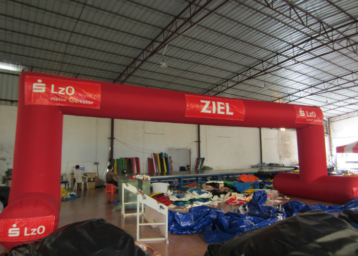 Commercial Activities Inflatable Entrance Arch 9.5 X 3.5m , Outdoor Giant Inflatable Advertising