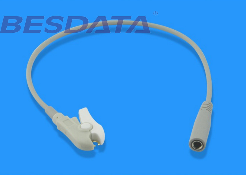 Din 3.0 / Banana 4.0 Plug EKG Adapter Cable To Grabber / Clip Type 10pcs Per Sets
