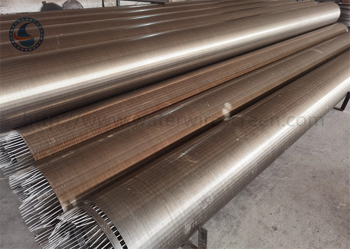 Johnson Type Casing Pipe Wound Screen For Water Well Oil Well Filter