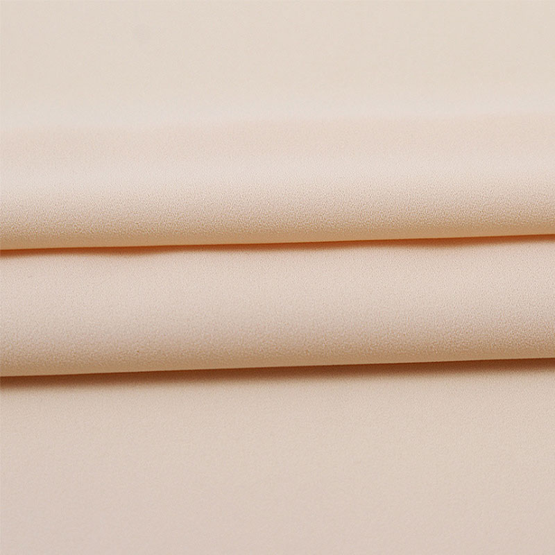 Sustainable 138gsm Plain Dyeing Polyester Fabric For Women'S Clothing