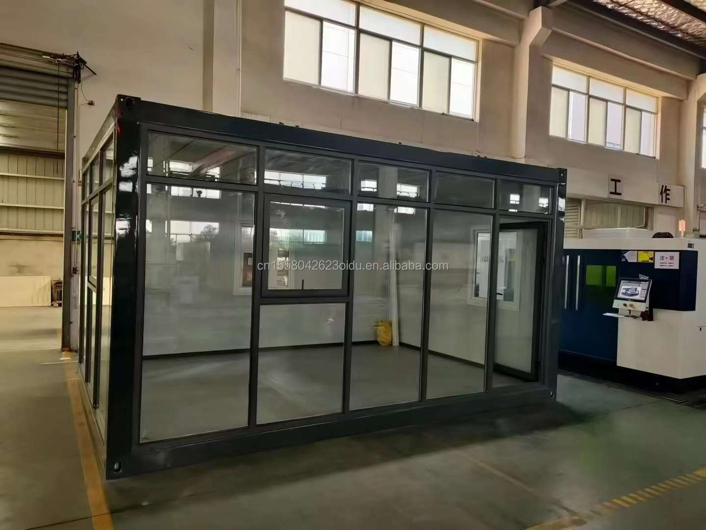 Aluminum Alloy Windows EU 20 FT Prefabricated Steel Container House for Outdoor Living in Residential Forest Tiny Houses