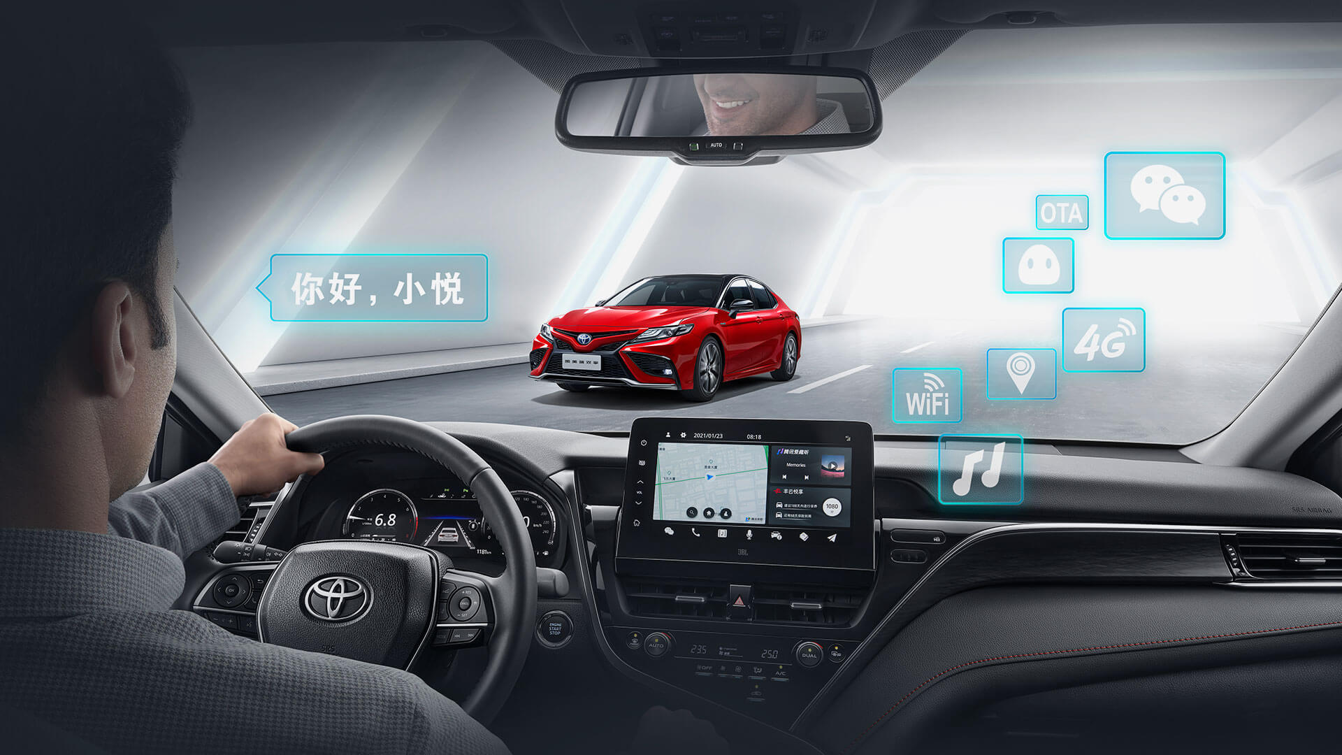 To-yota C-amry Corolla 2023 2024 Stock Sedan Gasoline Cars Cars 4door 5seater Body Structure Max Speed 210