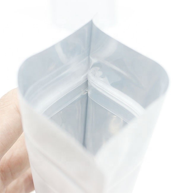 Biodegradable Stand up Pouch Food Grade Packing Bag Kraft Paper Bag for Snack 55g 100g 500g