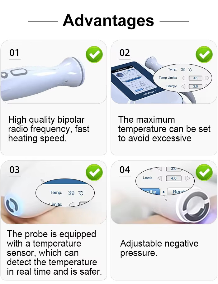 5 Heads Vacuum RF Wrinkle Removal Body Sculpting Firming Beauty Machine