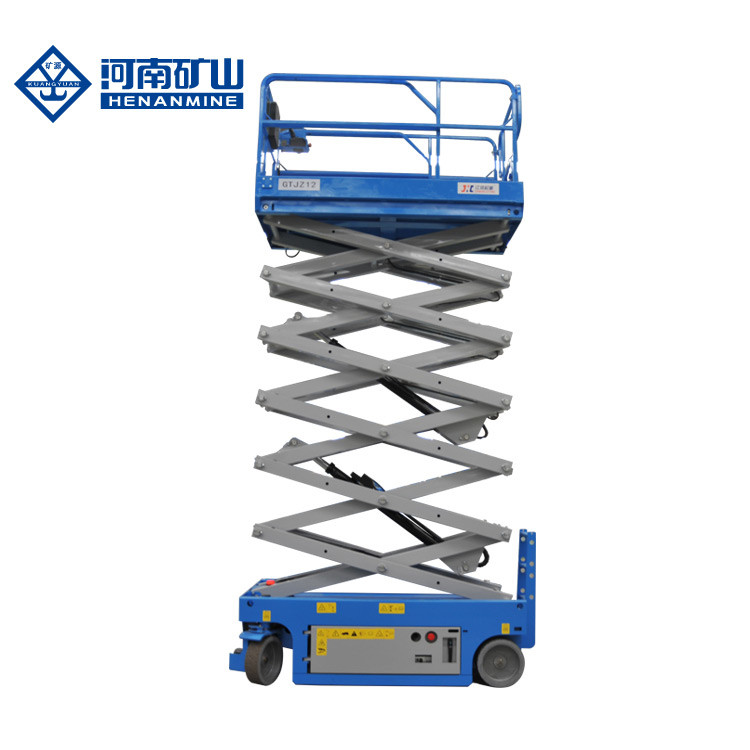 Self Propelled Aerial Work Platform 12m Mobile Scissor Hydraulic