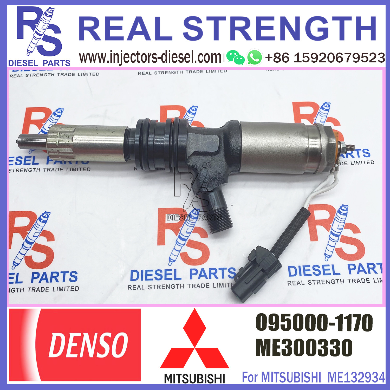 Common Rail Inyectores Diesel Engine spare parts Fuel Diesel Injector Nozzles 095000-1170 For FUSO 6M60T