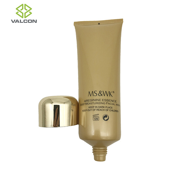 Logo Design Plastic Tube Containers For Facial Wash Cleansing UV Screw Cap