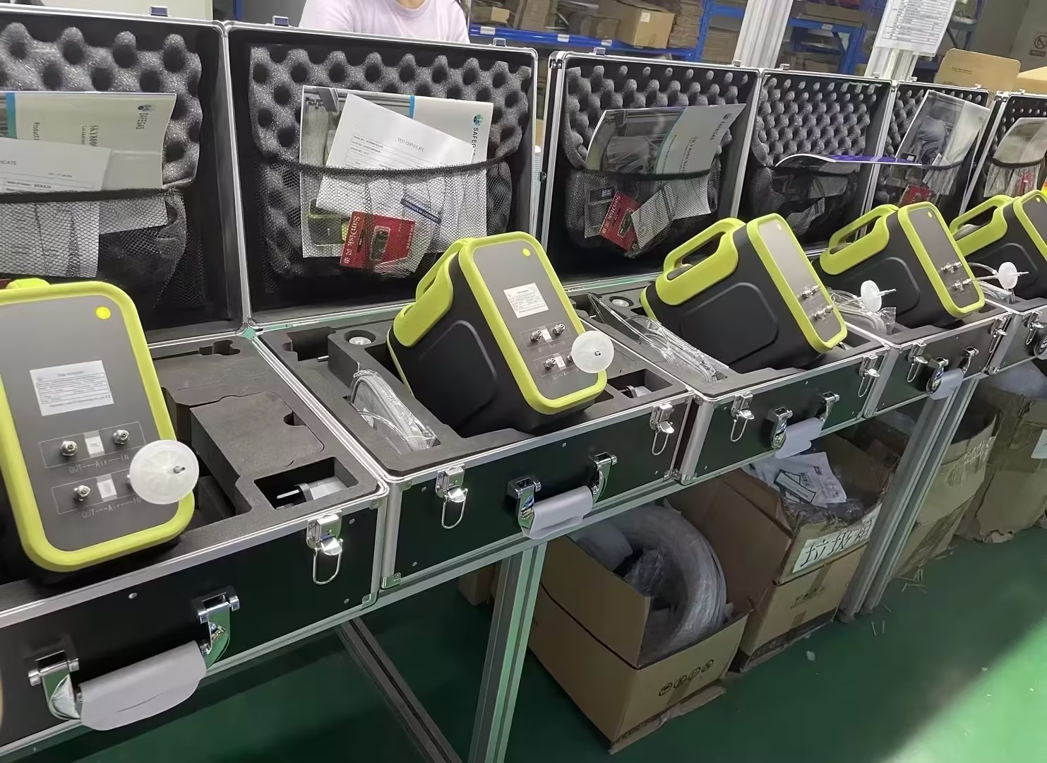 Portable Multi-display Mode Gas Analyzer 18 in 1 with Fast Response Pump Gas Sampling