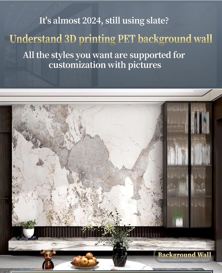 Waterproof And Easy To Install Marble Wood Veneer Panels Interior Decorative Wall Panels New Products Marble Wall Panels