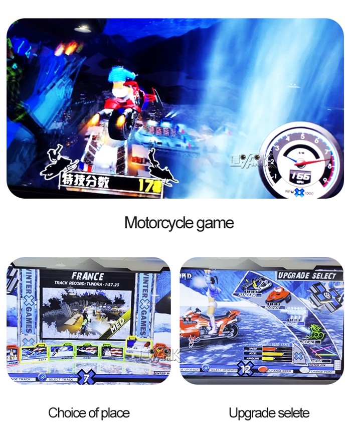 Extreme Riding 2 Racing Game Simulator Arcade Video Game Moto Race Game Coin Operated