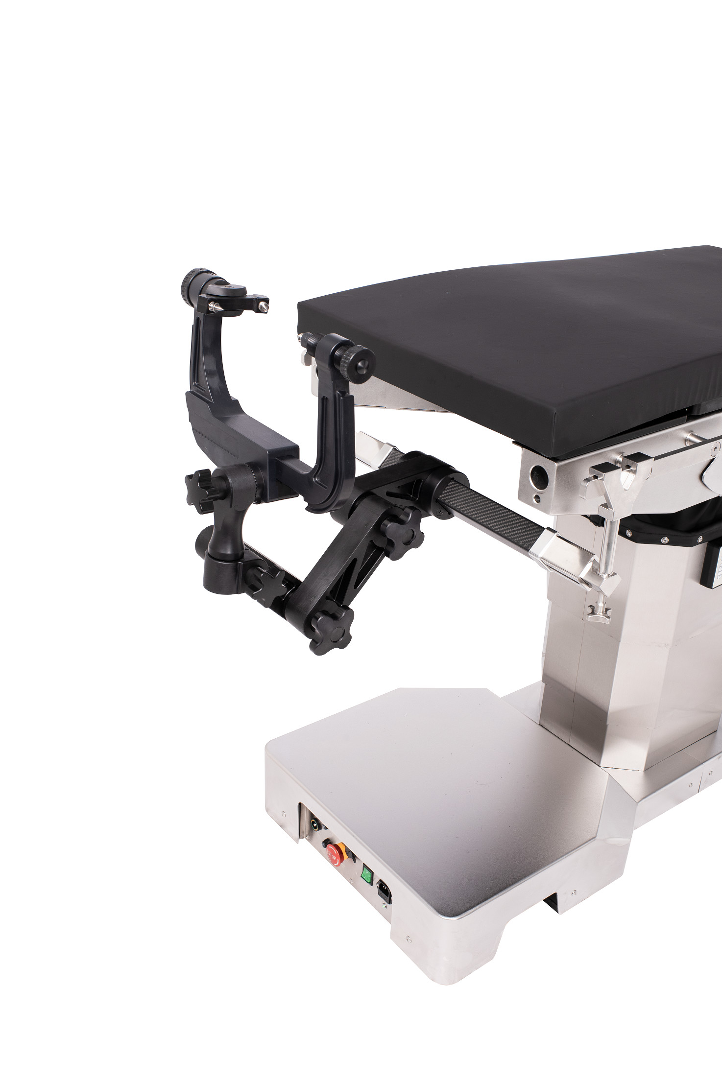 Three Point Design Craniocerebral Surgery Frame with High Flexibility and Radiolucent Advantage