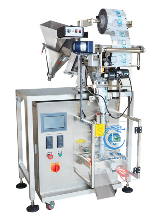 Double Powder Vertical Sachet Packaging Machine Spice Powder Pepper Salt Back Side Sealing