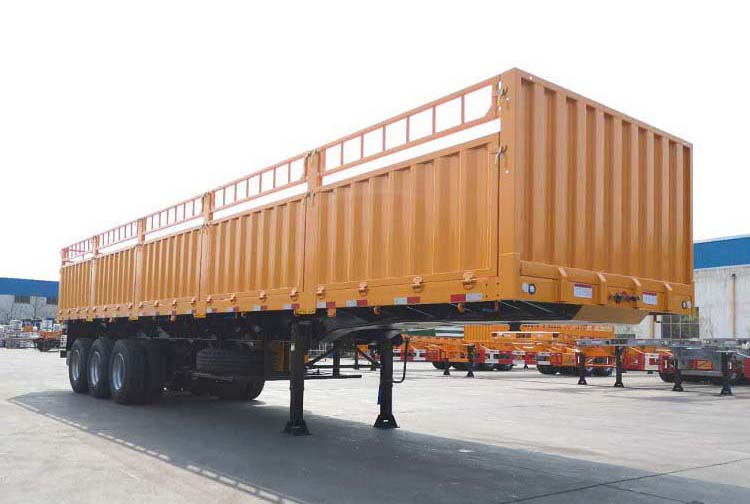 Tri Axle Multifunction Flatbed Semi Trailer With Stake-CIMC Manufacturer